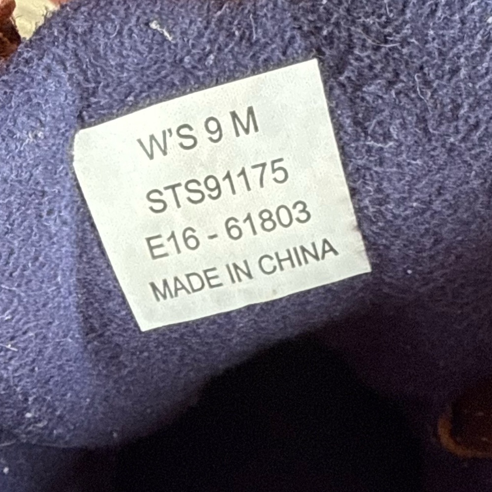 Women’s Sperry Top-sider Port Duck Boots | Navy, Brown | Women’s 9 - Picture 4 of 4